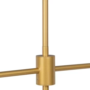 Ceiling Light 80 x 80 x 137,5 cm Golden Metal Modern 2