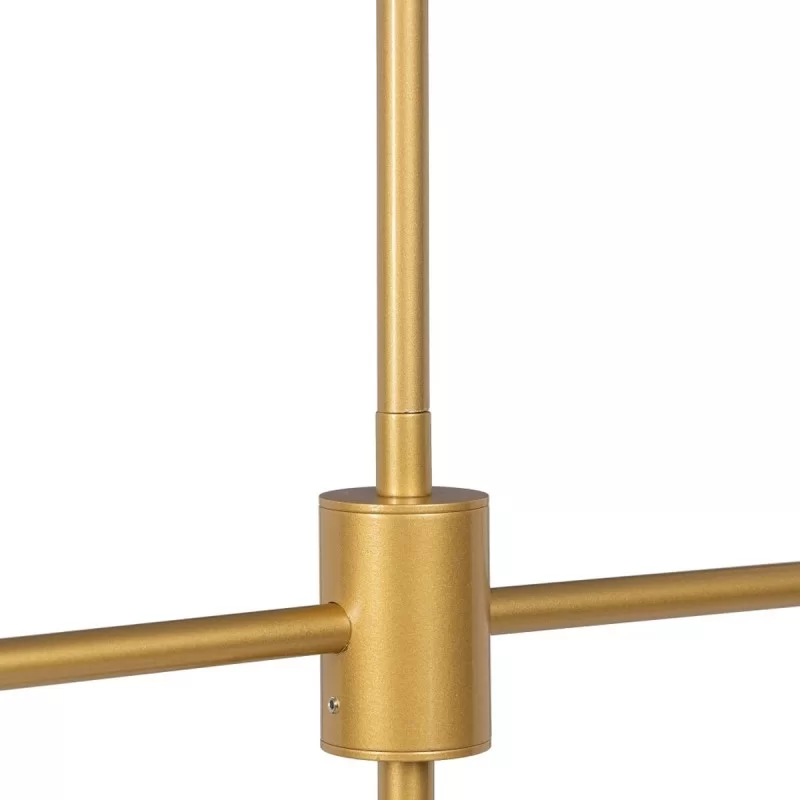 Ceiling Light 80 x 80 x 137,5 cm Golden Metal...