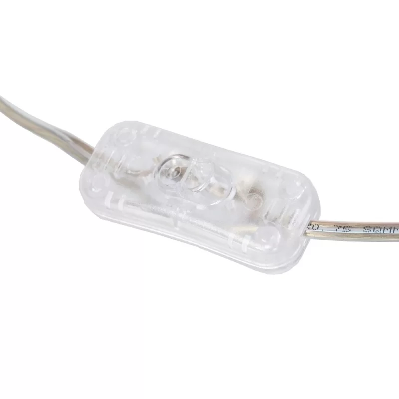 Desk lamp White Golden Cotton Metal Crystal...