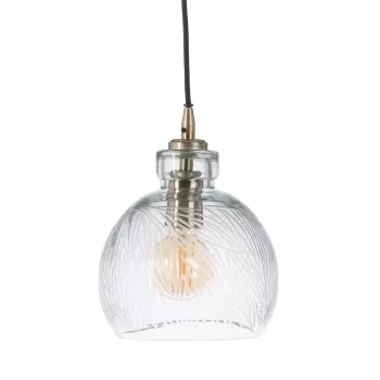 Ceiling Light Crystal Metal 20 x 20 x 27 cm