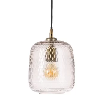Ceiling Light Crystal Metal 18 x 18 x 27 cm