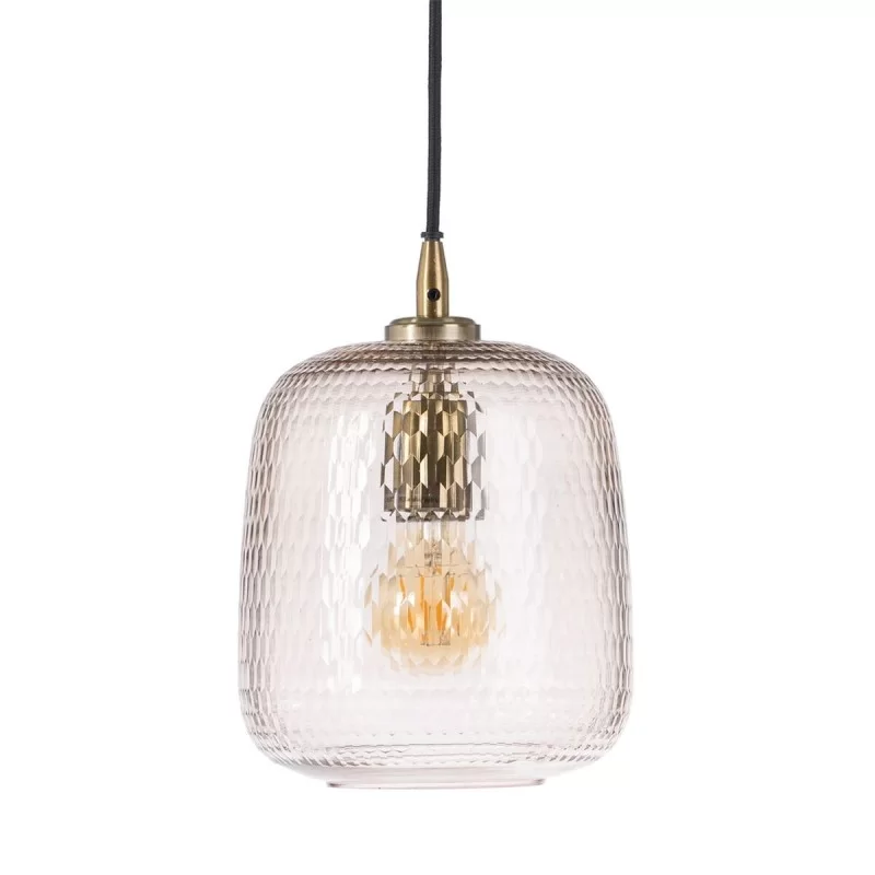 Ceiling Light Crystal Metal 18 x 18 x 27 cm
