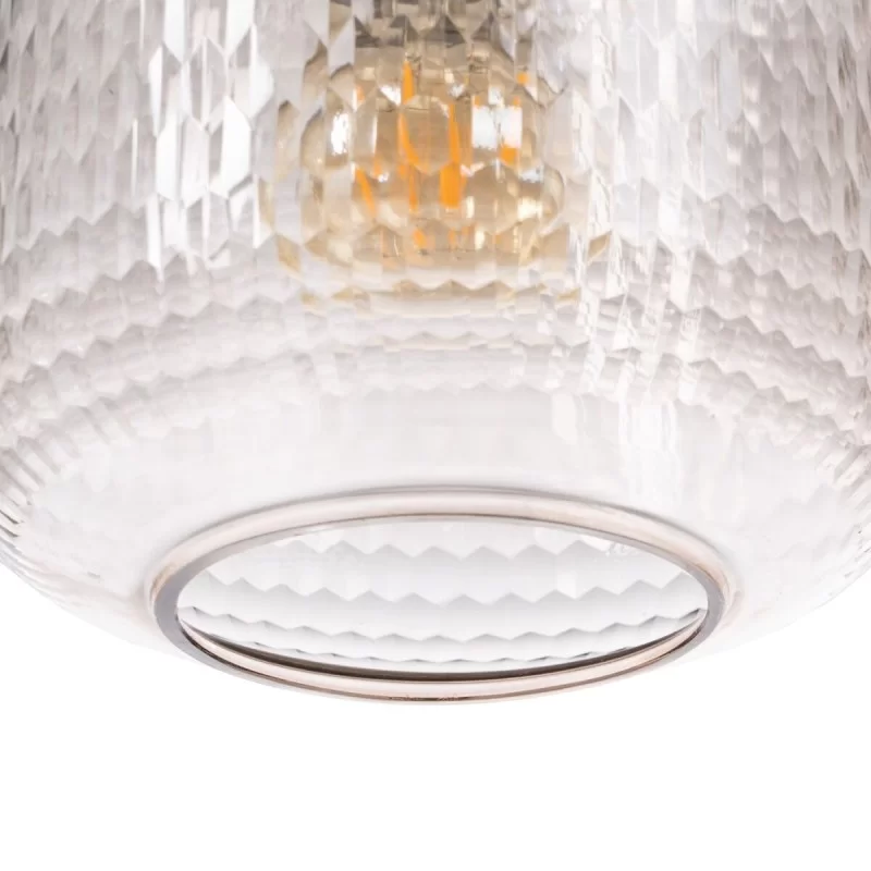 Ceiling Light Crystal Metal 18 x 18 x 27 cm