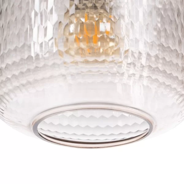 Ceiling Light Crystal Metal 18 x 18 x 27 cm