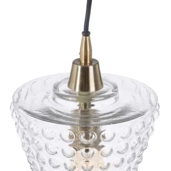 Ceiling Light Crystal Metal 20 x 20 x 27 cm 2