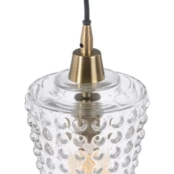 Ceiling Light Crystal Metal 17 x 17 x 31 cm 2