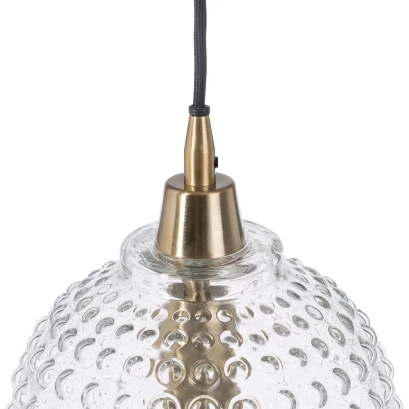 Ceiling Light Crystal Metal 20 x 20 x 25 cm
