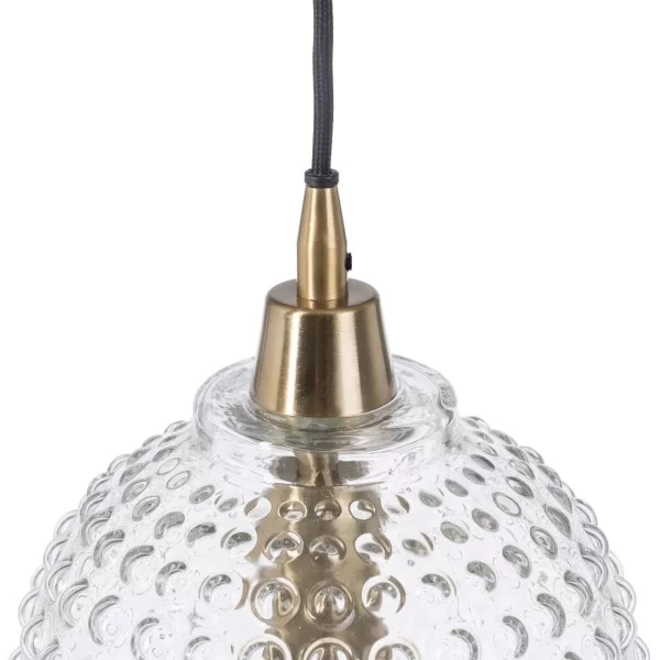 Ceiling Light Crystal Metal 20 x 20 x 25 cm