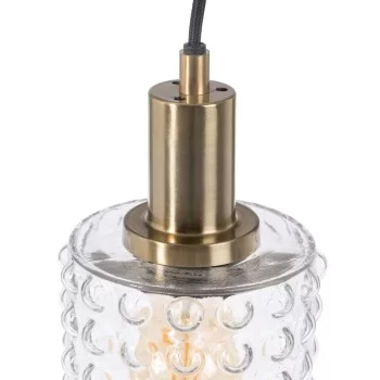 Ceiling Light Crystal Metal 12 x 12 x 23 cm 2