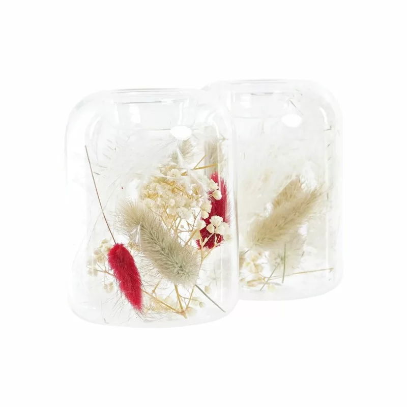 Candleholder DKD Home Decor Dried flower 8 x 8...