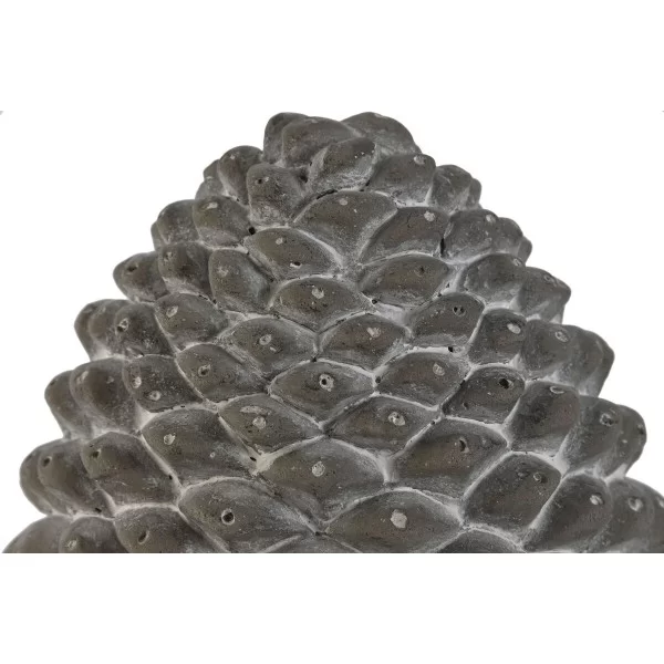 Decorative Figure Home ESPRIT Grey Pineapple 16 x 16 x 31 cm