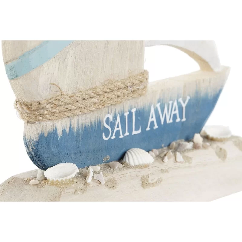 Decorative Figure Home ESPRIT Blue Red Natural...