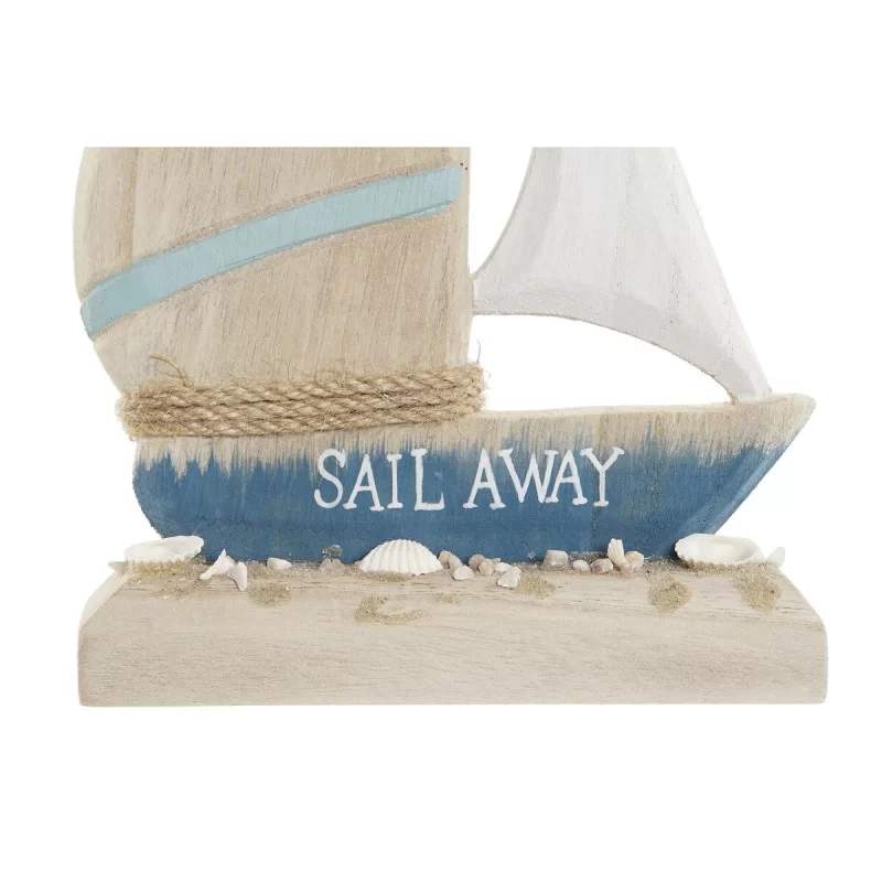 Decorative Figure Home ESPRIT Blue Red Natural...