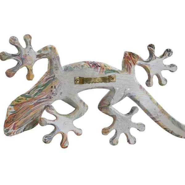 Wall Decoration Home ESPRIT Multicolour Lizard Mediterranean 13 x 5 x 29 cm (2 Units)