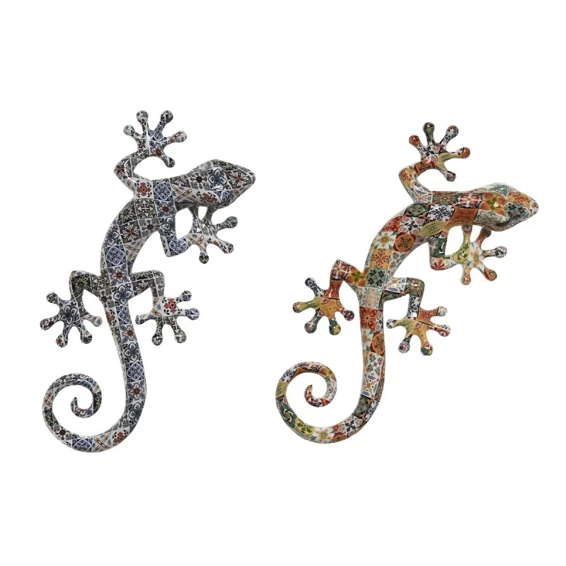 Wall Decoration Home ESPRIT Multicolour Lizard...