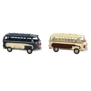 Decorative Figure Home ESPRIT Blue White Bus Vintage 17 x...