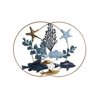 Wall Decoration Home ESPRIT Blue Golden Mediterranean...