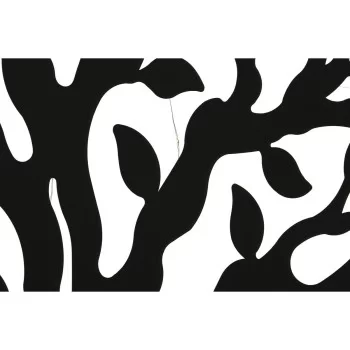 Wall Decoration Home ESPRIT Black Tree Cottage 100 x 1 x... 2