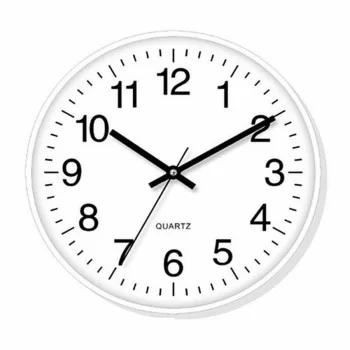 Wall Clock Timemark White (30 x 30 cm)