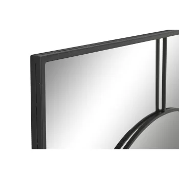 Wall mirror Home ESPRIT Black Crystal Iron 90 x 2 x 180 cm 2