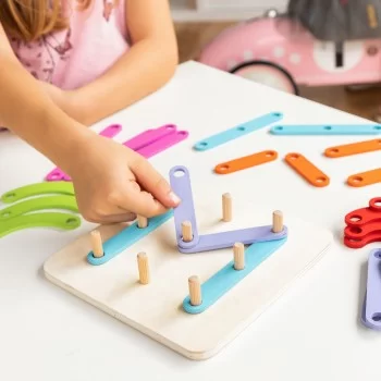 Wooden Set for Making Letters and Numbers Koogame...
