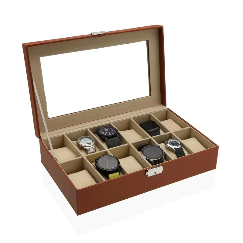 Box for watches Versa Brown polypropylene...