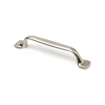 Handle Rei 580 nickel Silver Metal 4 Units (12,7 x 1,9 x...
