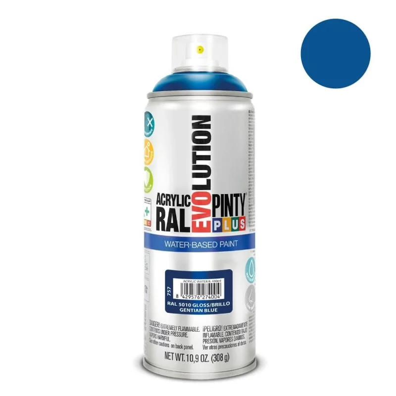 Spray paint Pintyplus Evolution RAL 5010 Water...