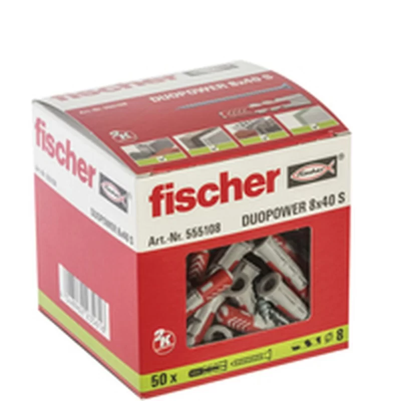 Wall plugs and screws Fischer duopower 50 Wall...