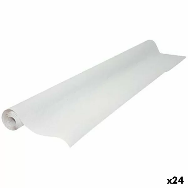 Tablecloth Maxi Products White Paper 1 x 10 m (24 Units) (40 Units)