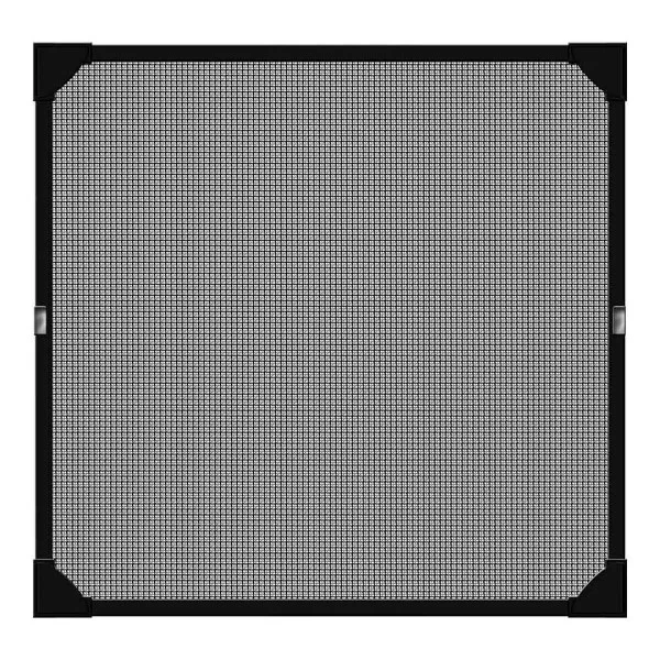 Mosquito net Schellenberg Magnetic With frame Fibreglass Anthracite (100 x 120 cm)