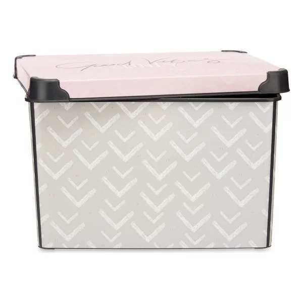 Storage Box Vibes 22 L With handles Plastic (30 x 23,5 x 40 cm)