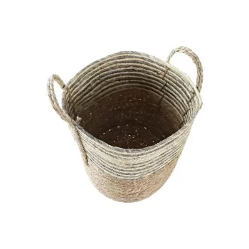 Basket DKD Home Decor Fibre (33 x 33 x 35 cm) (2 Units) 2