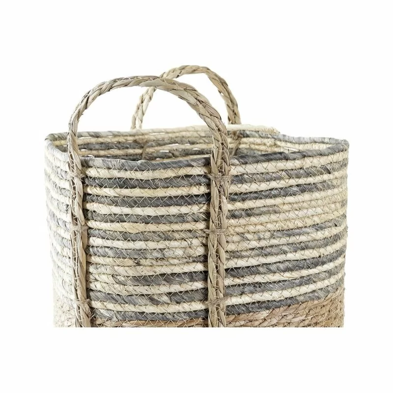 Basket DKD Home Decor Fibre (33 x 33 x 35 cm)...