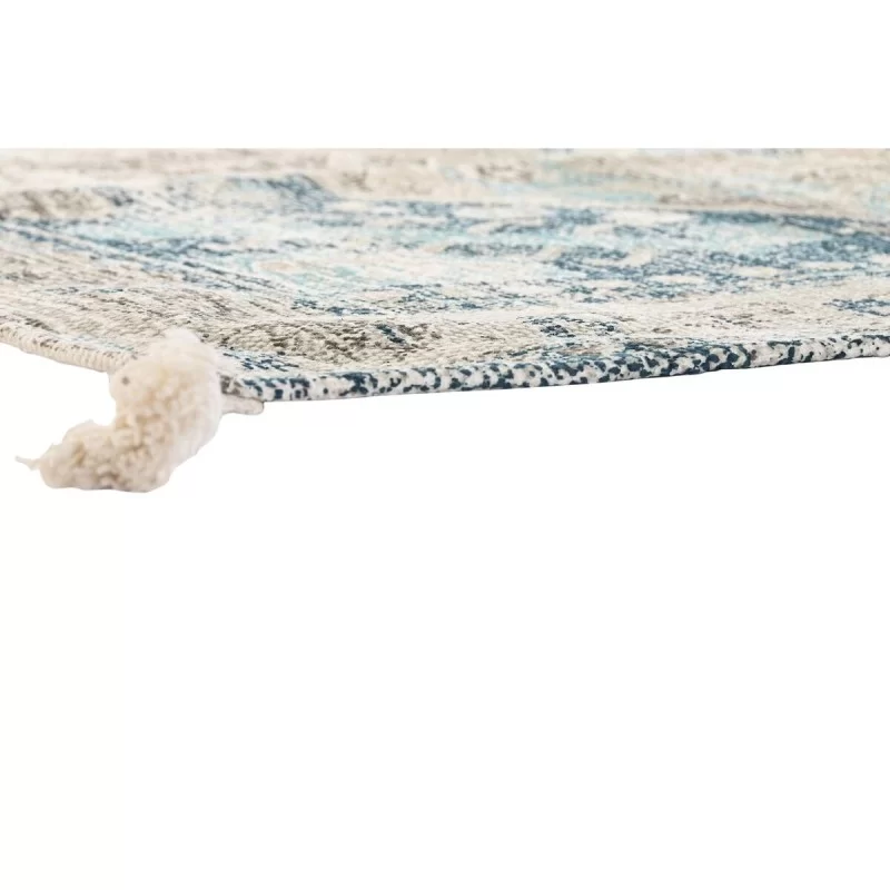 Carpet DKD Home Decor Aged finish Blue Cotton...