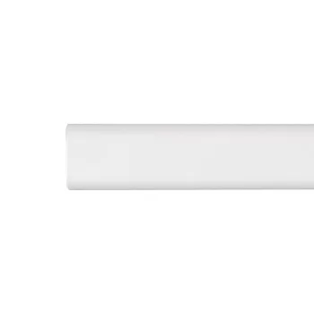 Wardrobe rail Stor Planet Cintacor White Oval 100 cm 15 x...