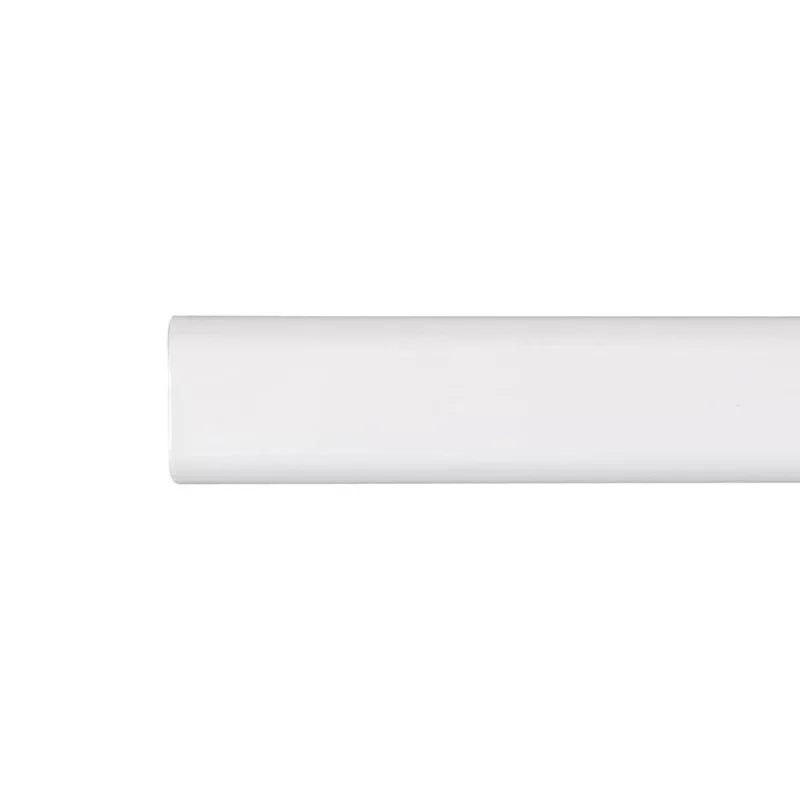 Wardrobe rail Stor Planet Cintacor White Oval 100 cm 15 x 25 mm