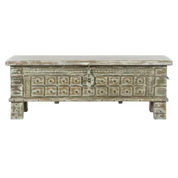 Chest Home ESPRIT Turquoise 127 x 43 x 46 cm 2