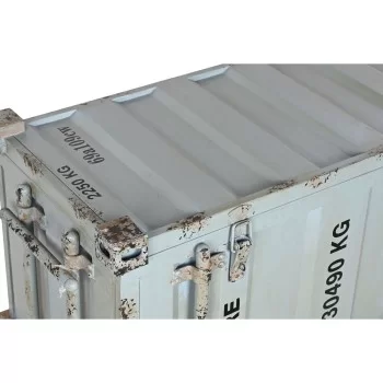 Chest Home ESPRIT Turquoise Metal Vintage 89 x 41,5 x... 2