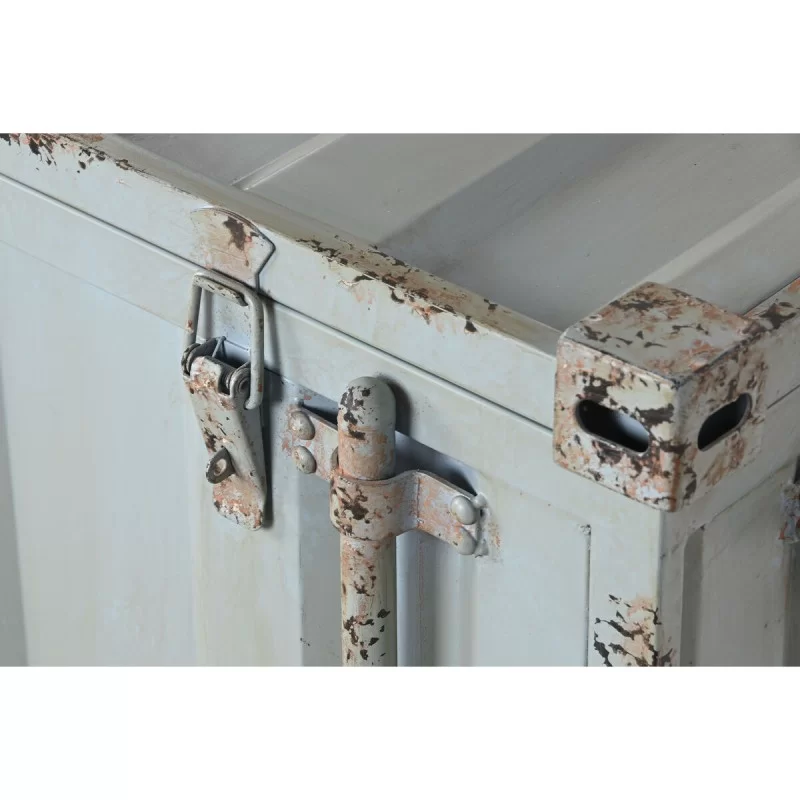 Chest Home ESPRIT Turquoise Metal Vintage 89 x...