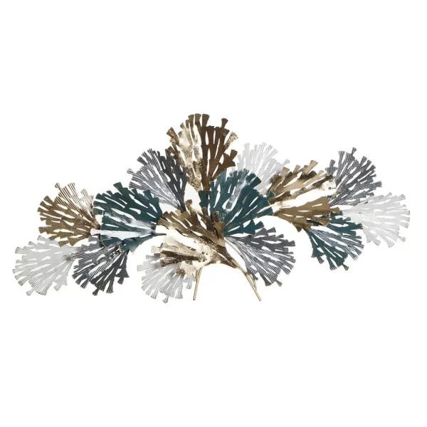 Wall Decoration DKD Home Decor Metal Green Light Copper (120 x 10.2 x 56.5 cm)