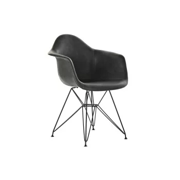 Chair with Armrests DKD Home Decor Dark grey Metal 64 x...