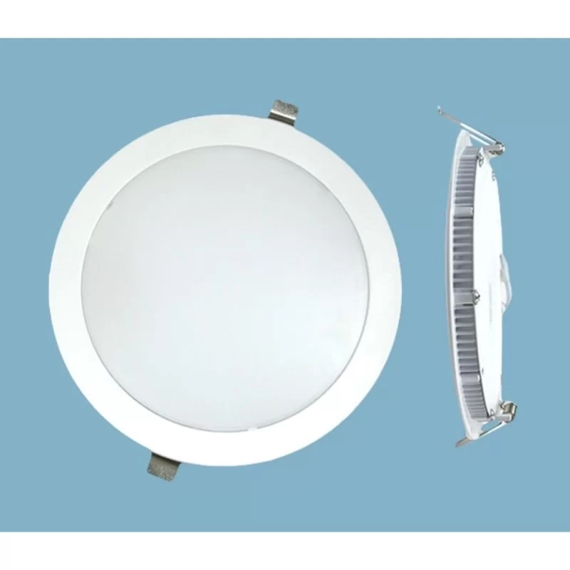 Downlight Silver Electronics 1471860 18W LED White Aluminium
