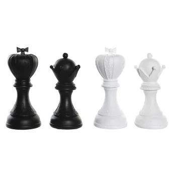 Decorative Figure DKD Home Decor White Black Chess Pieces...