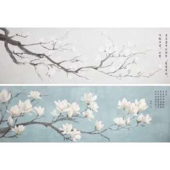Painting DKD Home Decor 150 x 3,7 x 50 cm Japanese...