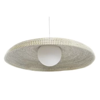 Ceiling Light DKD Home Decor White Natural Light brown... 2