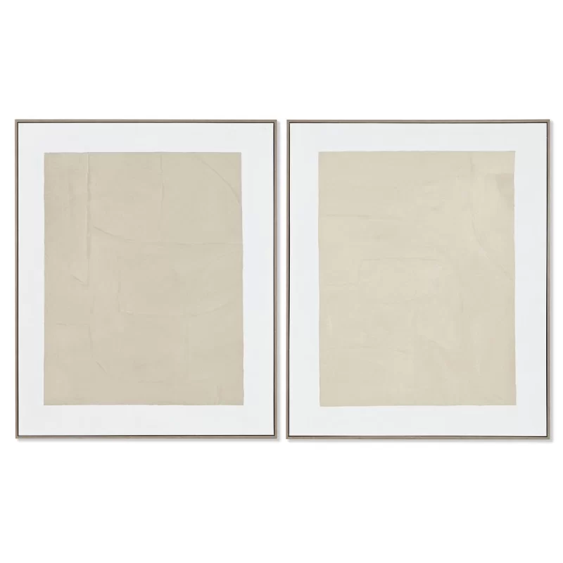 Painting Home ESPRIT Abstract Urban 82,3 x 4,5 x 102,3 cm (2 Units)