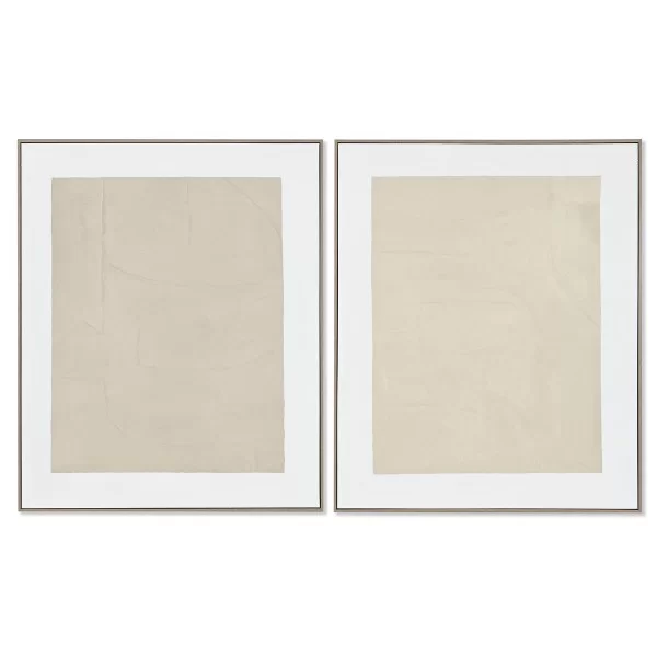 Painting Home ESPRIT Abstract Urban 82,3 x 4,5 x 102,3 cm (2 Units)