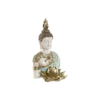 Decorative Figure Home ESPRIT Turquoise Golden Buddha...