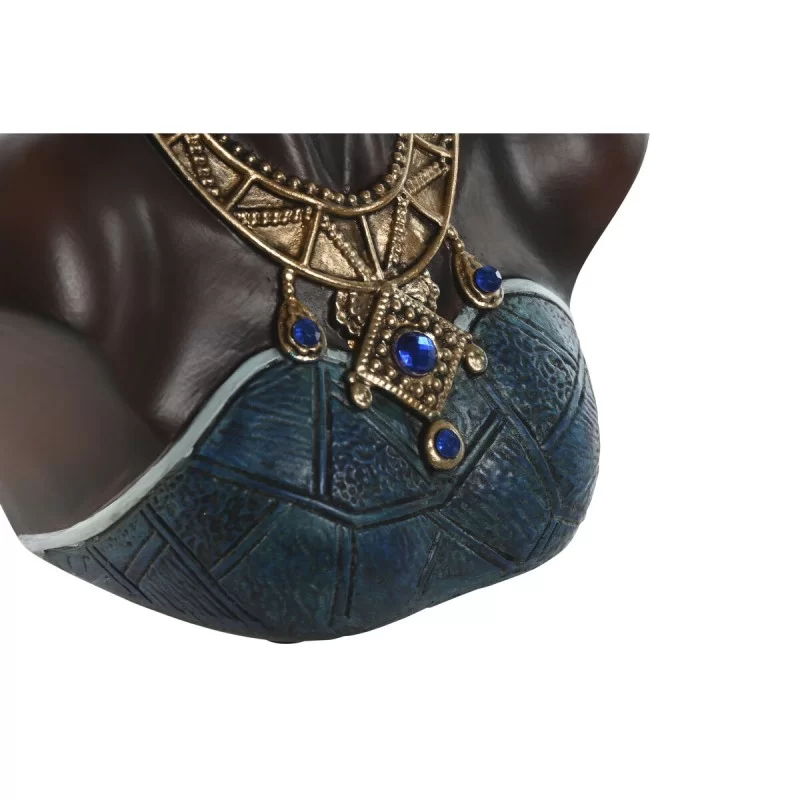 Decorative Figure Home ESPRIT Blue Black Golden...